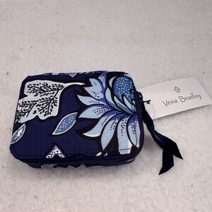 Vera Bradley Blue Floral Pill Case